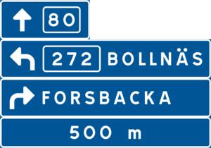 F3. Tabellorienteringstavla