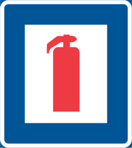 G9. Brandsläckare